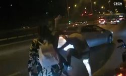 E-5 Karayolu'nda sürücü dehşeti: motosikletlileri ezmeye çalıştı