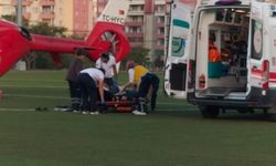 Ambulans helikopter Darende’den havalandı