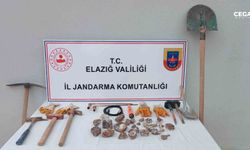 Elazığ’da kaçak kazı