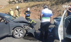 Mardin’de trafik kazası: 2 yaralı