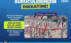 Diyarbakır’daki o cadde 33 gün trafiğe kapatılacak