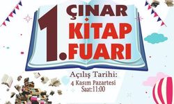 Çınar Kitap Fuarı Pazartesi başlıyor