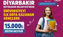 Diyarbakır’da Üniversite öğrencilerine 15 bin eğitim desteği