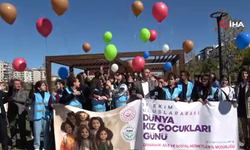 Diyarbakır’da 100 kız çocuğu farkındalık için gökyüzüne balonlar bıraktı