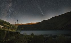 Nemrut Gölü’nde kuyruklu yıldızı görüntülendi