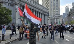 New York'ta İsrail protestosu