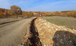 Diyarbakır'da mezra için 1000 metre döşendi