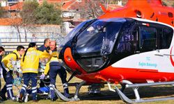 Askeri helikopter, hasta bebek için havalandı