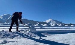 Erzurum’da termometreler eksi 24,6’yı gösterdi