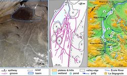 Fransa'da 13.000 yıllık ''Google Earth'' bulundu