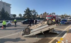 Şanlıurfa'da devrilen otomobilde 5  yaralı