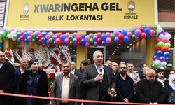 Diyarbakır Bismil’de halk lokantası açıldı: Dört çeşit yemek 100 TL