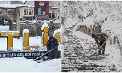 Bitlis’te 300 köy yolu kapandı