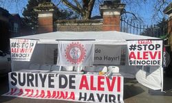 Britanya’dan Alevi katliamına karşı çadır eylemi