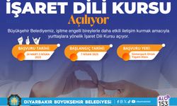 Diyarbakır’da işaret dili kursu