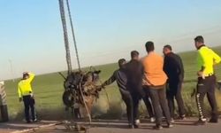 Mardin’de tır devrildi