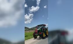 Traktörü düğün arabası yaptılar