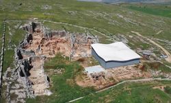 Adıyaman’daki 125 metrekarelik mozaikte konservasyon işlemi