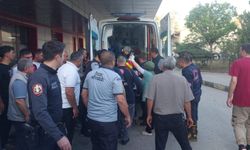 Sulama kanalı düştü, annesi kurtardı