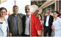 Kayapınar Eş Başkanlarından denetim ve esnaf ziyareti