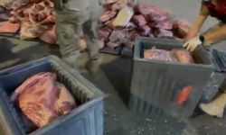 O ilde 1700 kilo bozulmuş et ele geçirildi