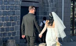 Diyarbakır gelin ve damat plato oldu