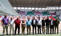 Amedspor heyetinden Diyarbakır Stadyumu ziyareti