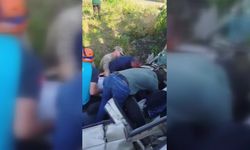 Bingöl'de şarampole devrilen otomobilde 3 yaralı