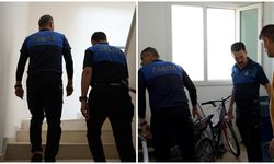 Kayapınar zabıtasından yangın merdiveni denetimi