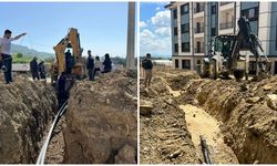 DİSKİ, Lice’de 138 dairenin su ve kanal altyapısını 2 günde tamamladı