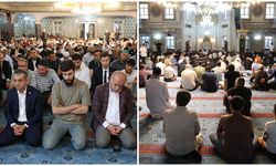 Elazığ’da bayram namazında camiler doldu