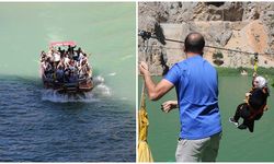 Fırat Nehri’nde zipline ve tekne turu