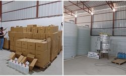 10 milyonluk kaçak alkol operasyonunda 4 gözaltı