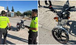 Motosiklet ile kamyonet çarpıştı: 1 yaralı