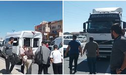 TIR’ın çarptığı minibüste 4 yaralı