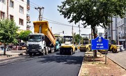 Diyarbakır’daki Medine Bulvarı’nda asfalt çalışması