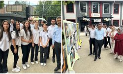 Diyarbakır'da öğrencilerden resim sergisi