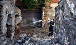 Diyarbakır Sur’daki metruk binalarda ilaçlama