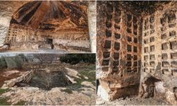 Şanlıurfa'da anıt mezar kalıntısını bulundu