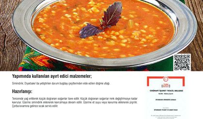 Tescilli lezzetler: Simindirik Çorbası
