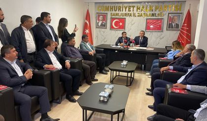 CHP Genel Başkan adayı Özgür Özel, Şanlıurfa'da konuştu: