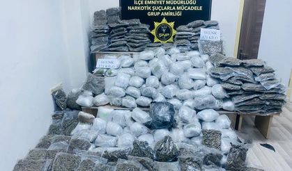 Siverek’te 171 kilo uyuşturucu ele geçirildi