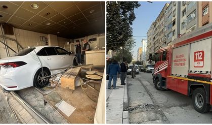 Elazığ'da 3 araç birbirine girdi