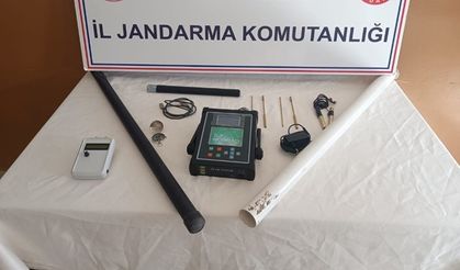 Kaçak kazı yapanlar yakalandı