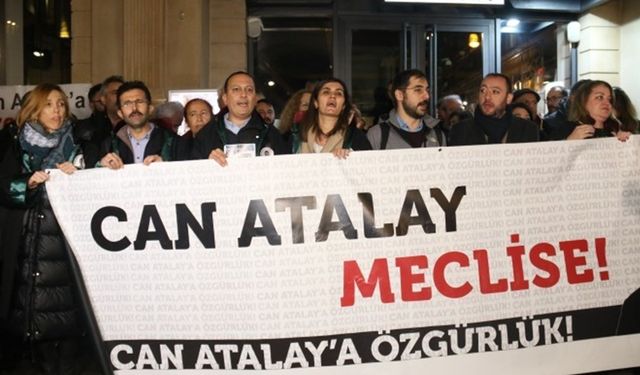 Can Atalay için protesto eylemi
