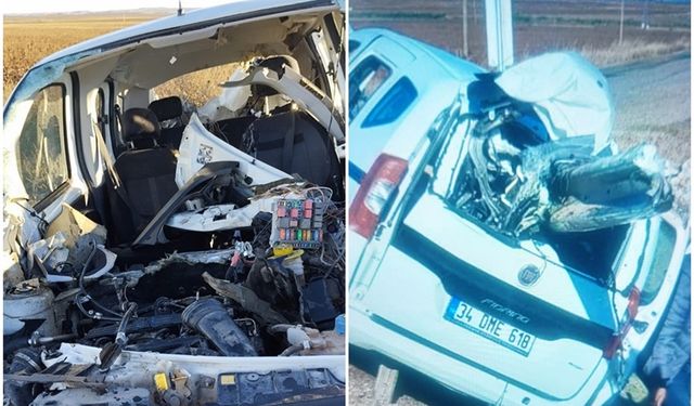 Diyarbakır’da kaza: Lastiği patlayan araç takla attı