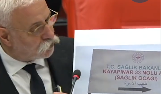 Diyarbakır’daki Sağlık Ocağı tabelasında Kürtçe olmaması Meclis gündeminde