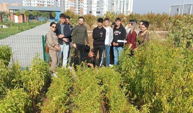 Diyarbakır'da lise öğrencileri, toprakla buluştu