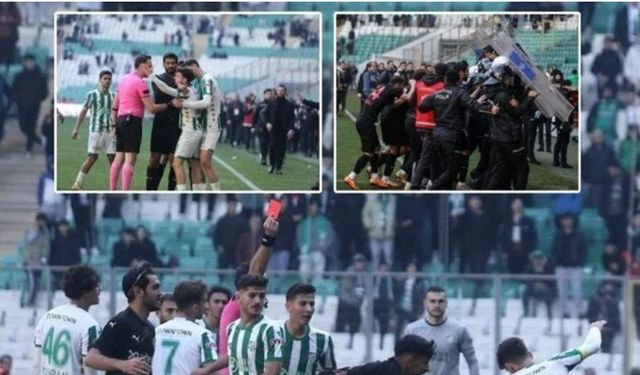 Diyarbekirspor-Bursaspor maçı kavga sonrası kadro dışı kararı