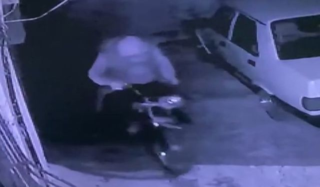 Urfa’da motosiklet hırsızlığı